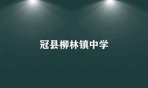 冠县柳林镇中学