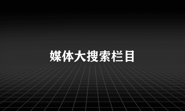 媒体大搜索栏目