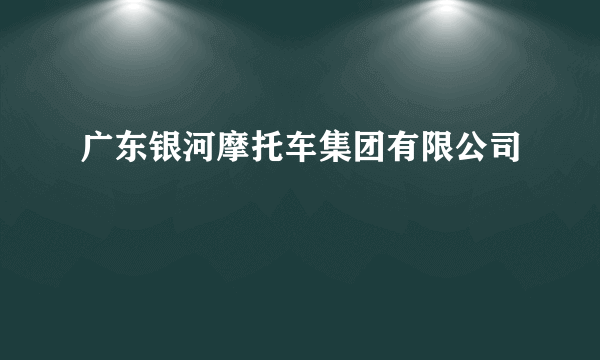 广东银河摩托车集团有限公司