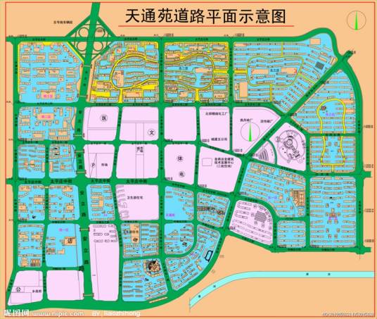 道路平面示意图