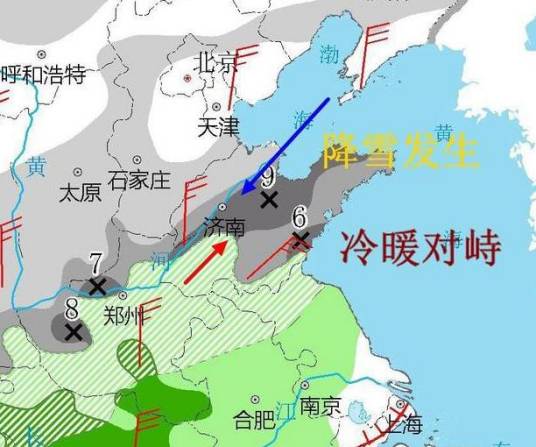 冷流降雪