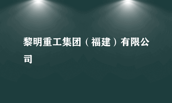 黎明重工集团（福建）有限公司