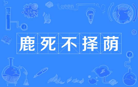 鹿死不择荫