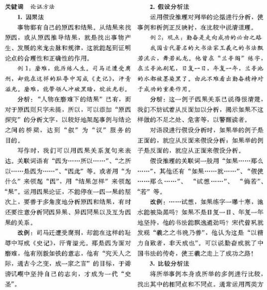论证方式