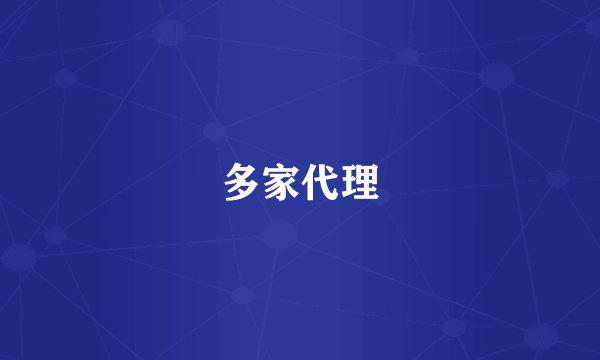 多家代理