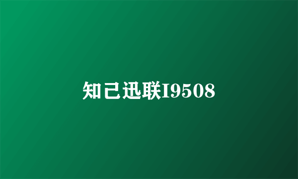 知己迅联I9508