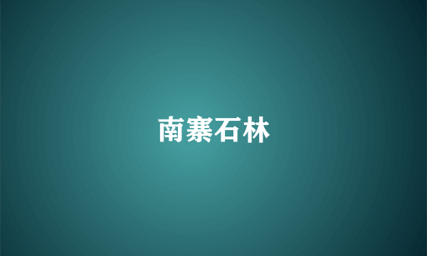 南寨石林