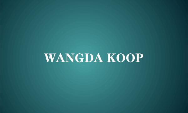 WANGDA KOOP