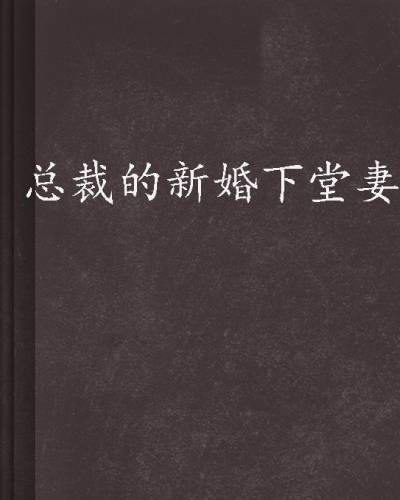 总裁的新婚下堂妻