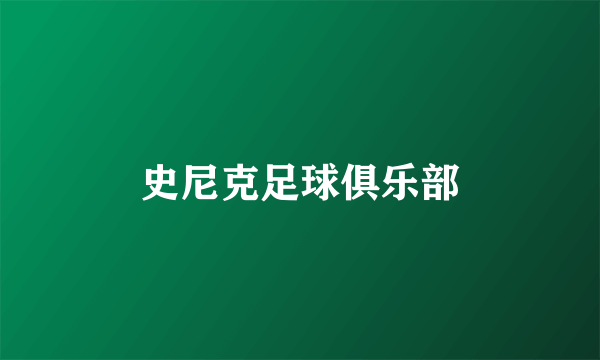 史尼克足球俱乐部