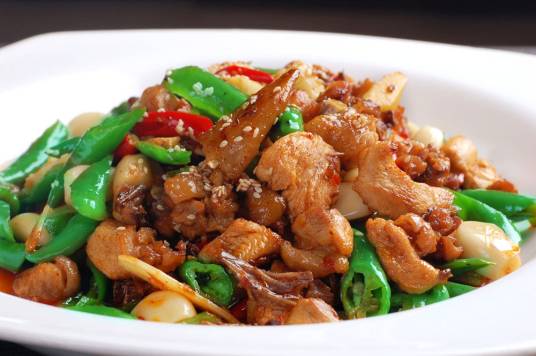 青椒辣子鸡块