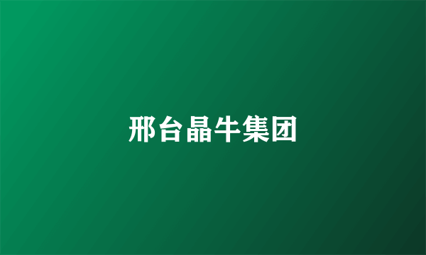 邢台晶牛集团