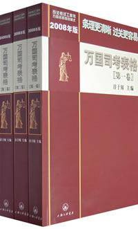 万国司考表格