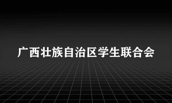 广西壮族自治区学生联合会