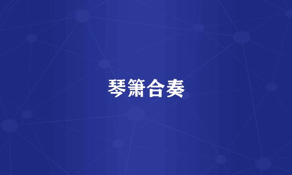 琴箫合奏
