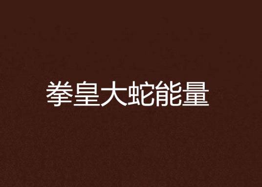 拳皇大蛇能量