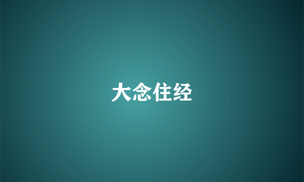 大念住经
