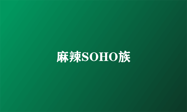 麻辣SOHO族