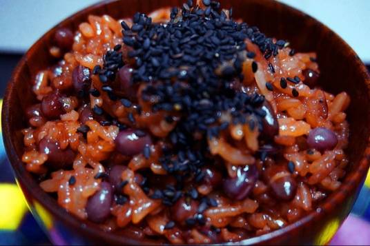 红豆糯米饭