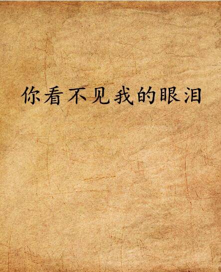 你看不见我的眼泪