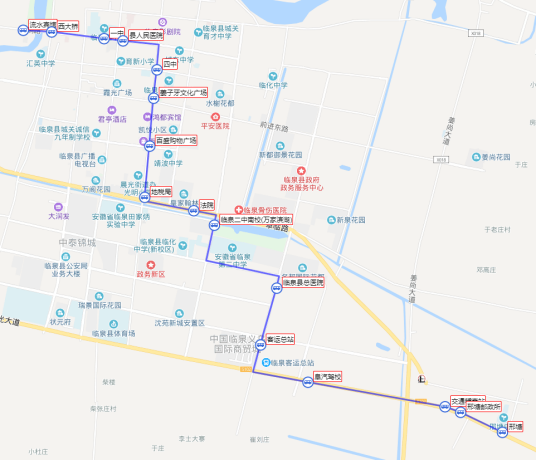 安徽临泉县公交线路