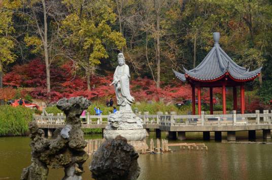 明镜湖(南京市栖霞山明镜湖)