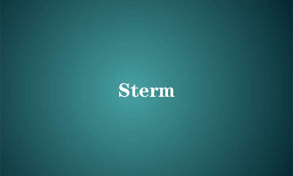 Sterm