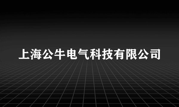 上海公牛电气科技有限公司