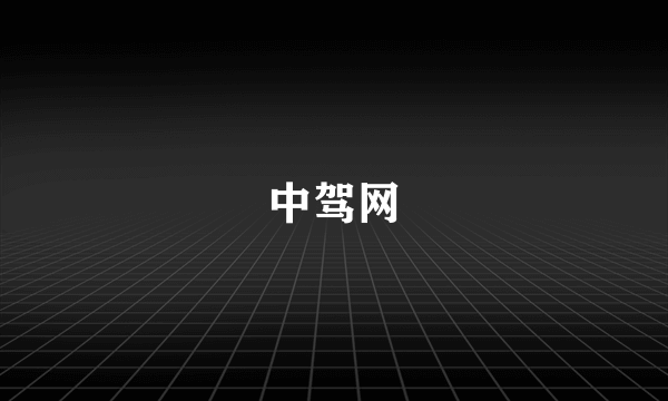 中驾网