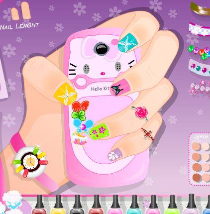 七彩闪亮美甲店