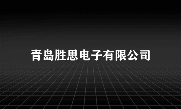 青岛胜思电子有限公司