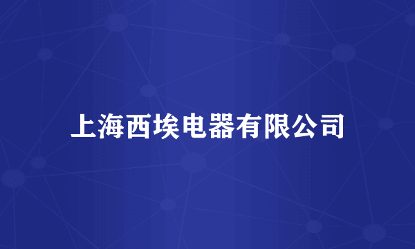 上海西埃电器有限公司