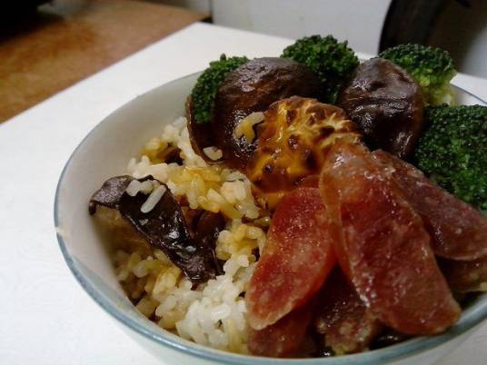 腊肠饭