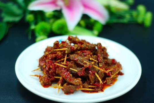 牙签牛肉