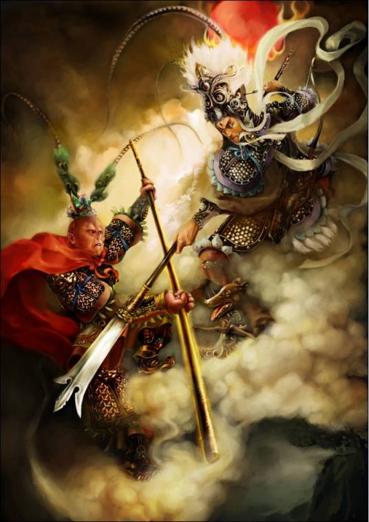 小圣施威降大圣