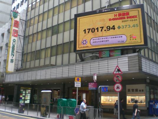 恒生中国企业指数