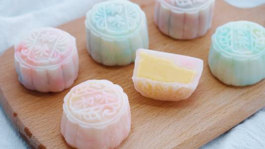 冰皮月饼（传统中国中秋节食品）