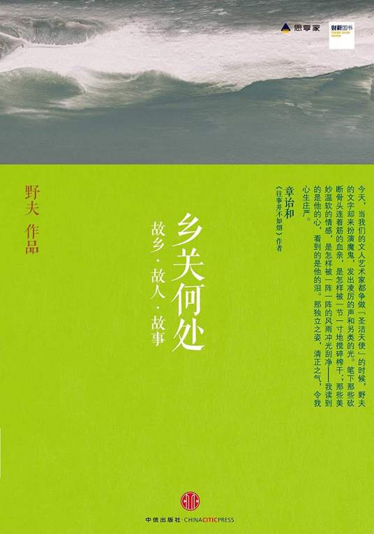 乡关何处（野夫创作散文随笔集）