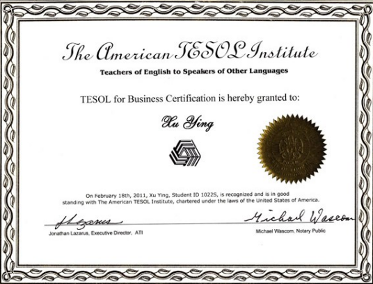 国际英语教师资格证