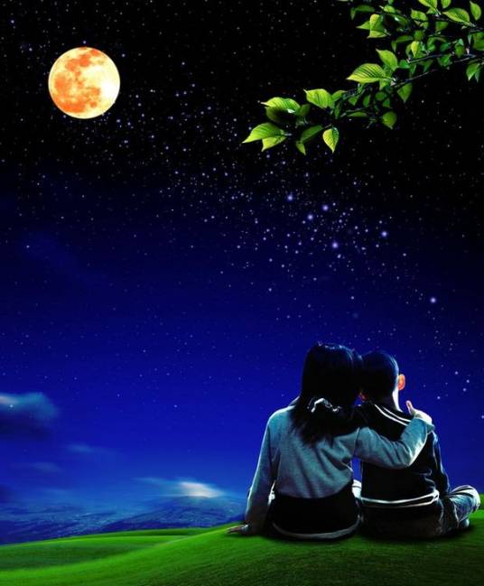 赏月(中秋节传统习俗)