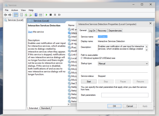 交互式服务检测