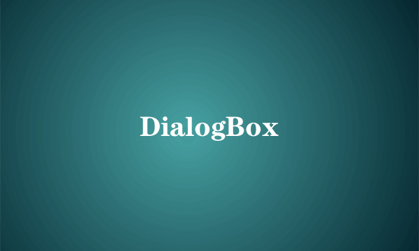 DialogBox