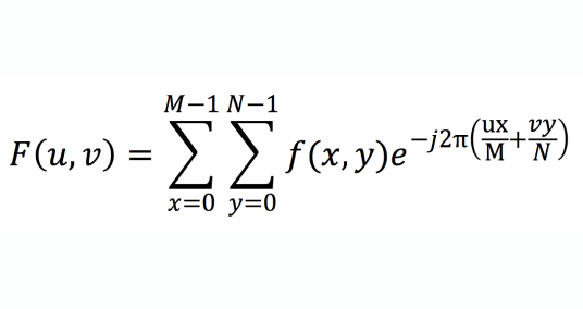 二维离散傅里叶变换