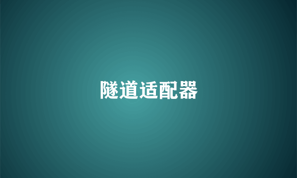 隧道适配器