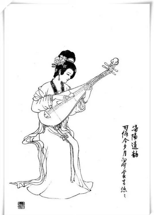 琵琶女(唐代白居易《琵琶行》中的女主人公)