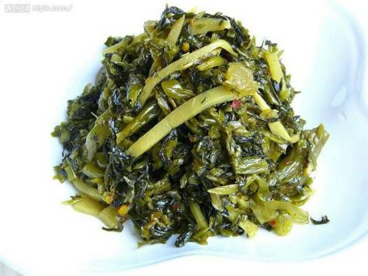 腌咸菜(以芥菜、醋为原料的菜品)