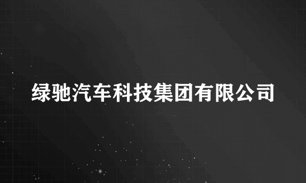 绿驰汽车科技集团有限公司