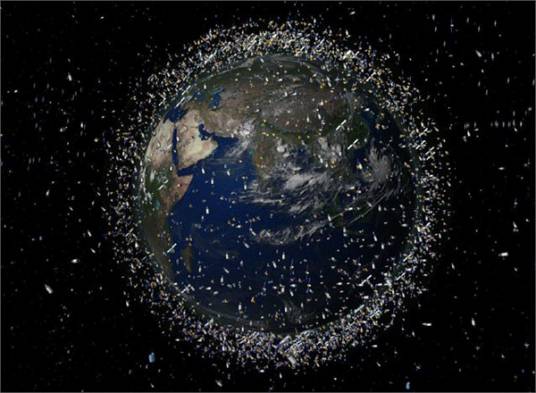 空间碎片（人类空间活动的产物）