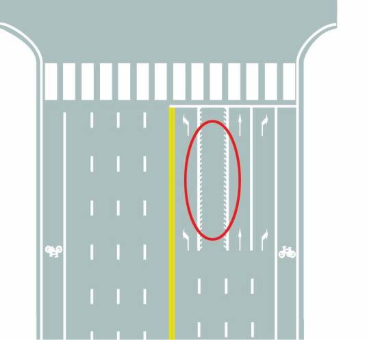 可变导向车道线