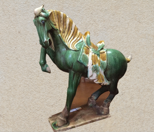 唐三彩马（一般作为随葬品）